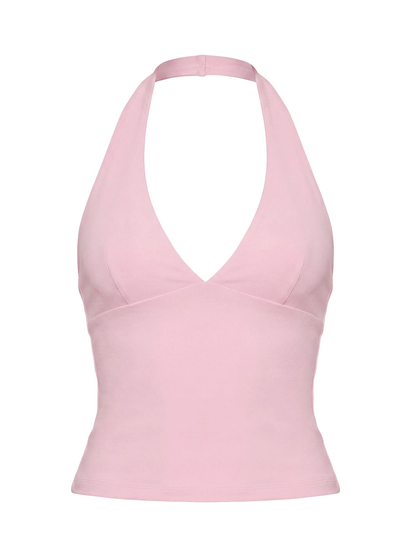 Habitual Active Longline Plunge Neck Tank Top Pink